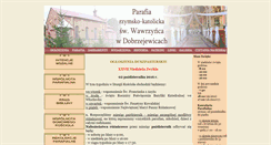 Desktop Screenshot of parafia-dobrzejewice.pl